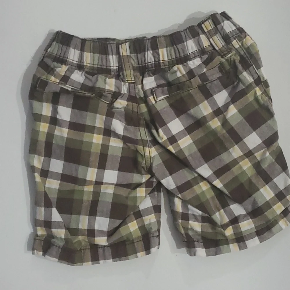 Gymboree Plaid Preppy Cotton Shorts-2T